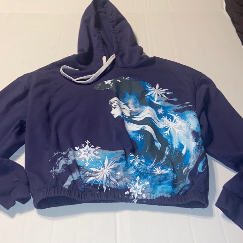 Disney Frozen II blue hooded sweatshirt size XXL